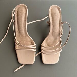 Bellini Nude Strappy Heels